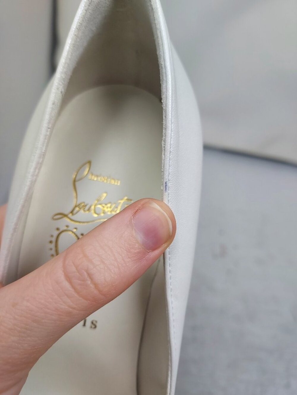 Christian Louboutin Miss Z Nappa Leather Bridal Wedding Pump - Picture 7 of 14